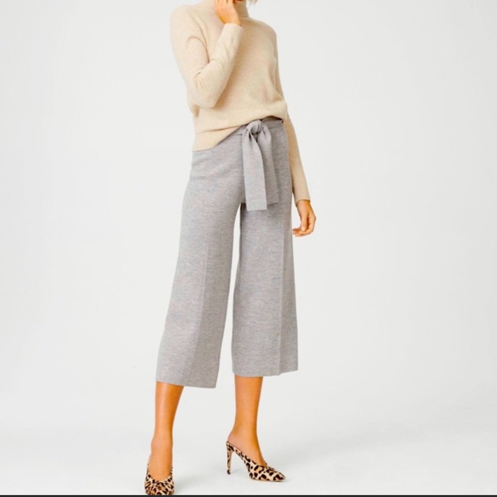 Club Monaco Women's Sweater Orsalla Culottes in Heather Grey Size Extra-Small